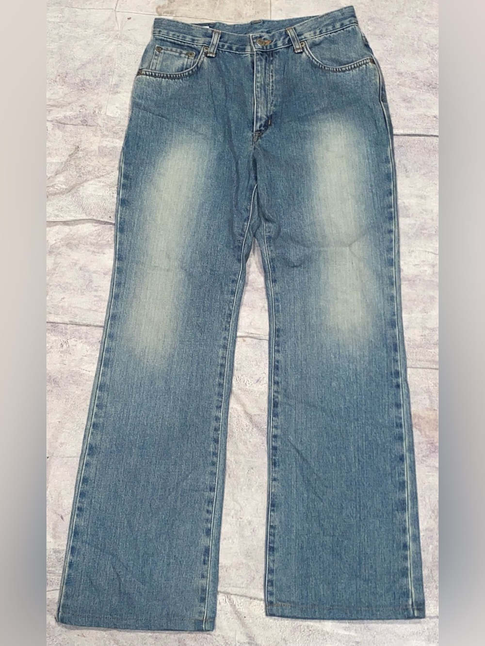 Edwin 401 Bootcut Flare Denim Jeans Light Dirty Wash Vintage Y2K 31 Japanese